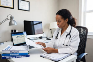 Nurse practitioner credentialing services process including CAQH, Medicare PECOS and insurance enrollment